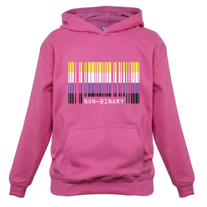 LGBT Barcode Flags - Nonbinary Kids T Shirt