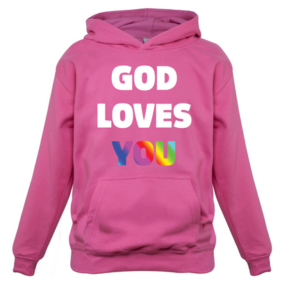God Loves You Kids T Shirt