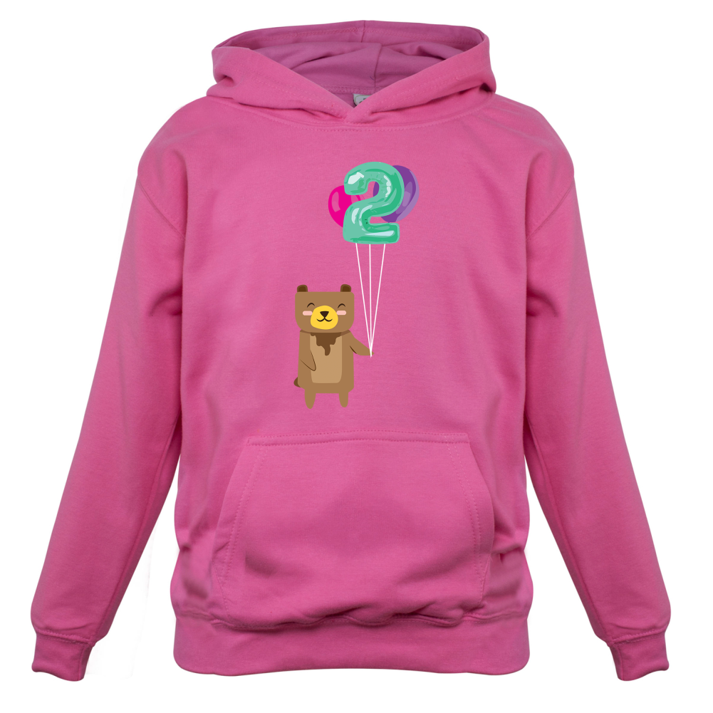 2nd Birthday Bear Kids T Shirt