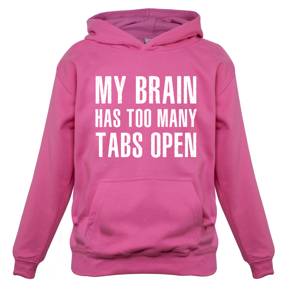 Brain Has Too Many Tabs Open Kids T Shirt