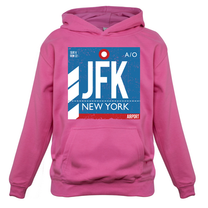 New York Airport Kids T Shirt