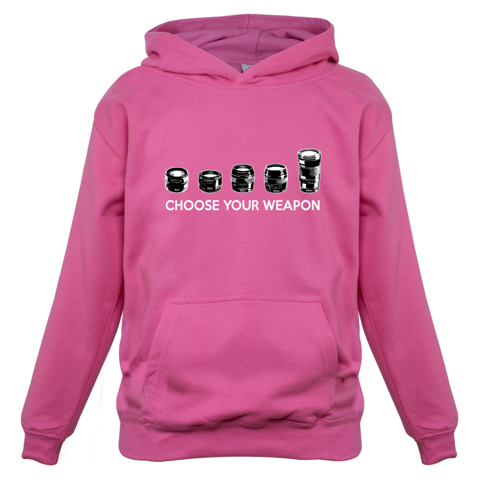 Choose your Weapon (Camera Lenses) Kids T Shirt