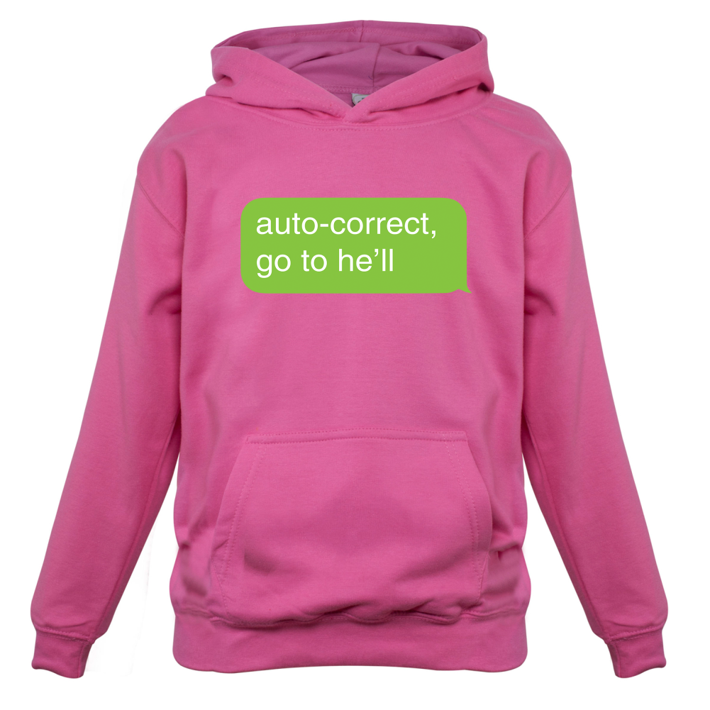 Auto Correct Go To He'll Kids T Shirt