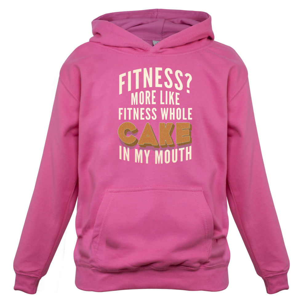 Fitness Cake In My Mouth Kids T Shirt