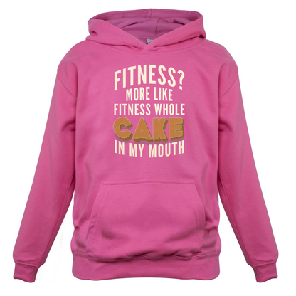 Fitness Cake In My Mouth Kids T Shirt