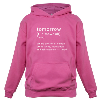 Funny Definition Tomorrow Kids T Shirt