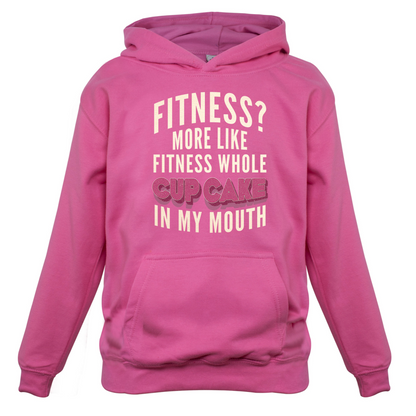 Fitness Cupcake In My Mouth Kids T Shirt