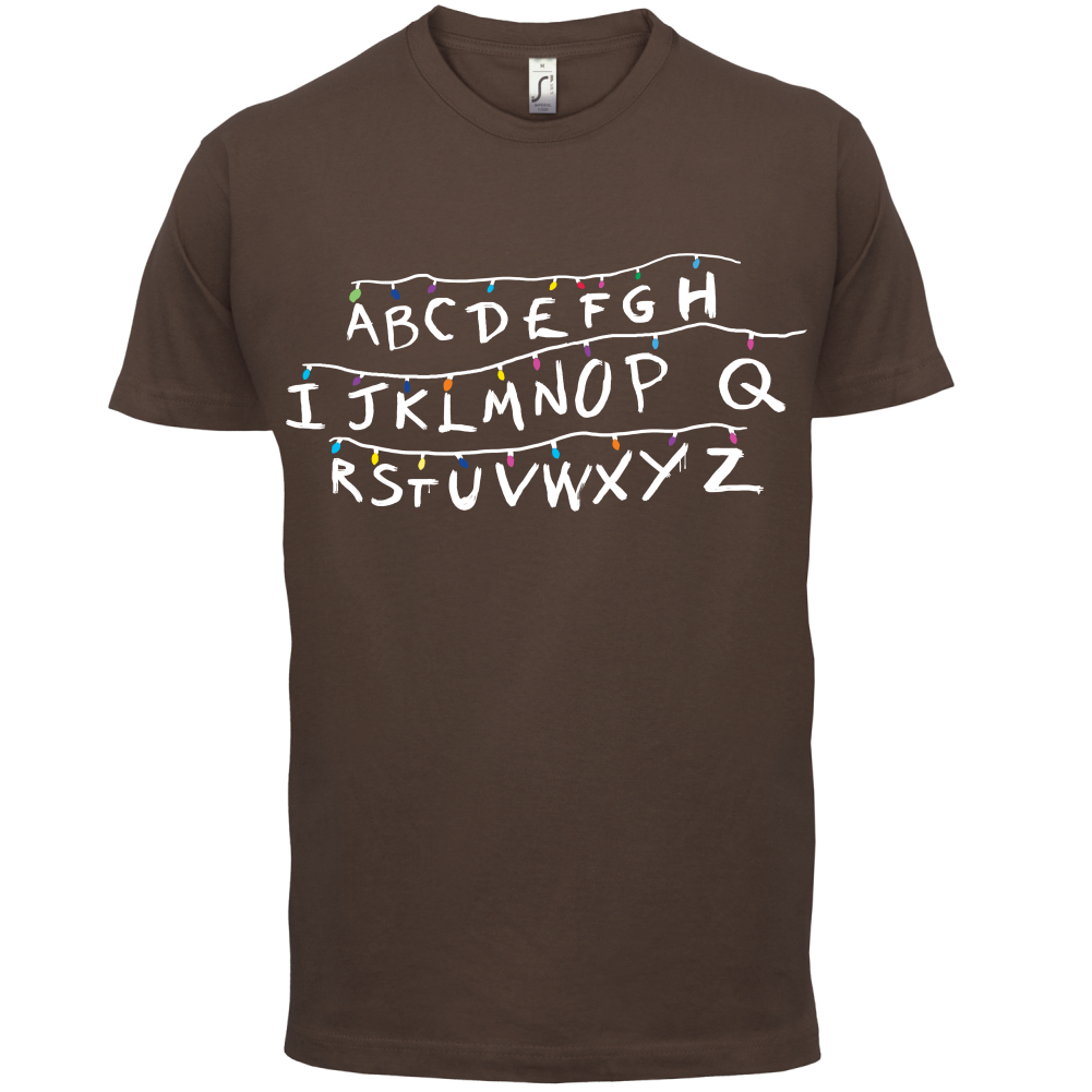 Stranger Alphabet T Shirt