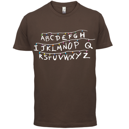 Stranger Alphabet T Shirt