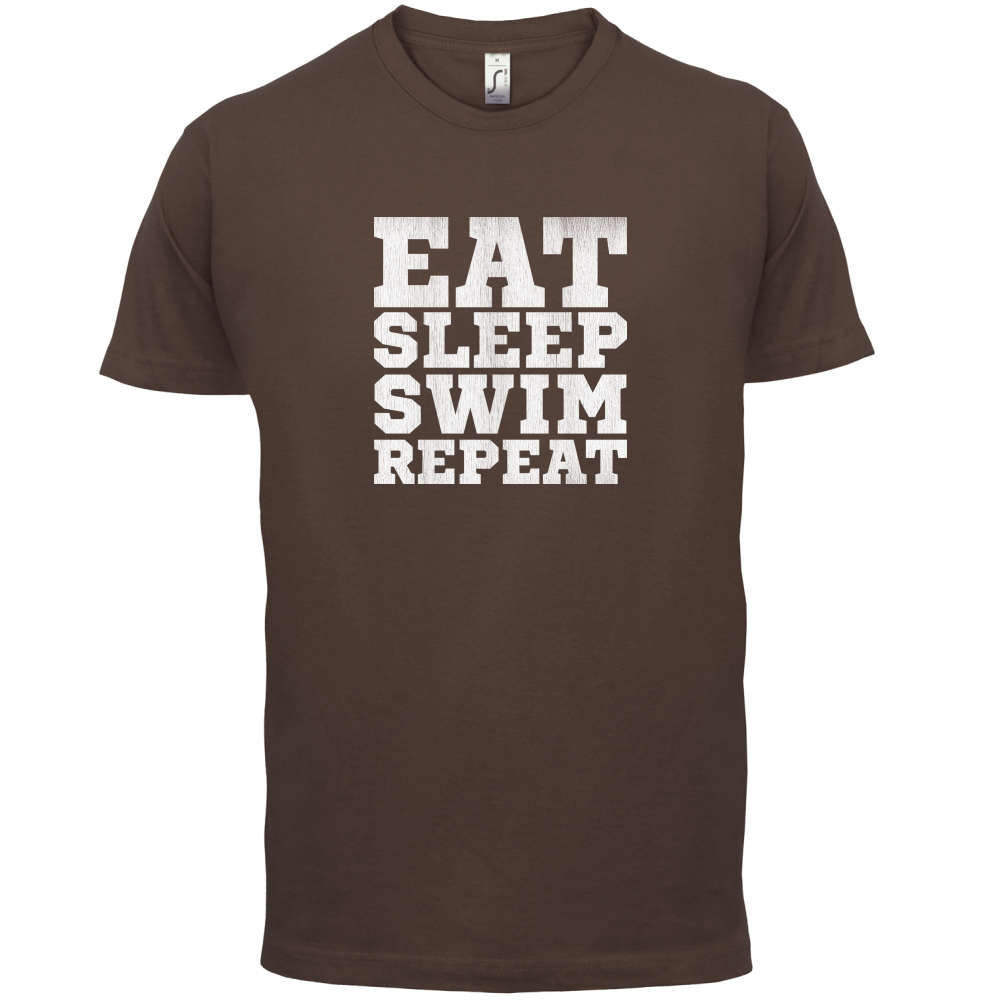 Eat Sleep Swim Repeat T Shirt