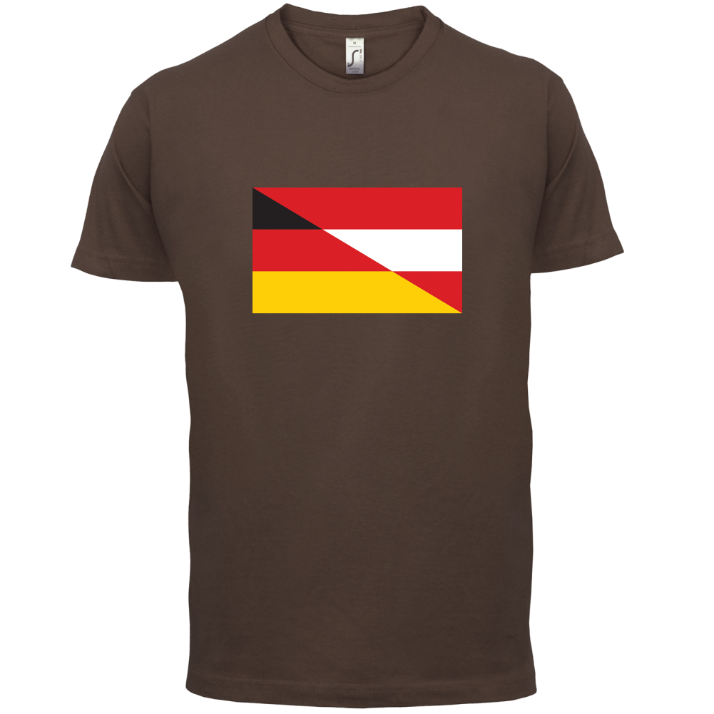Half German Half Austrian Flag T Shirt