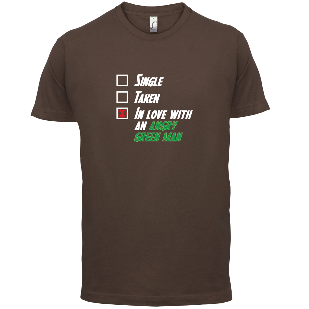 Single Taken Angry Green Man T Shirt