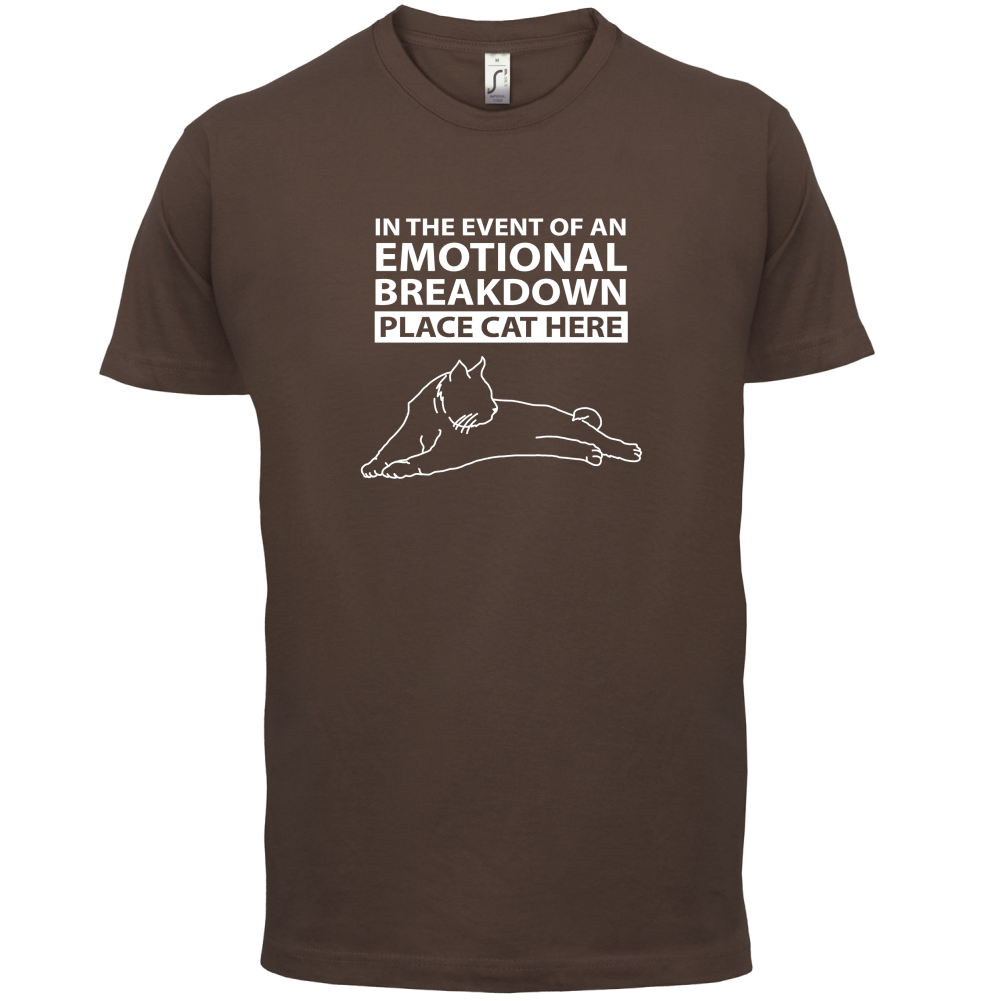Emotional Breadown Place Cat Here T Shirt