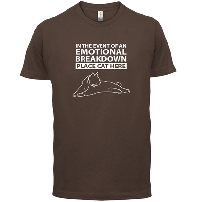 Emotional Breadown Place Cat Here T Shirt