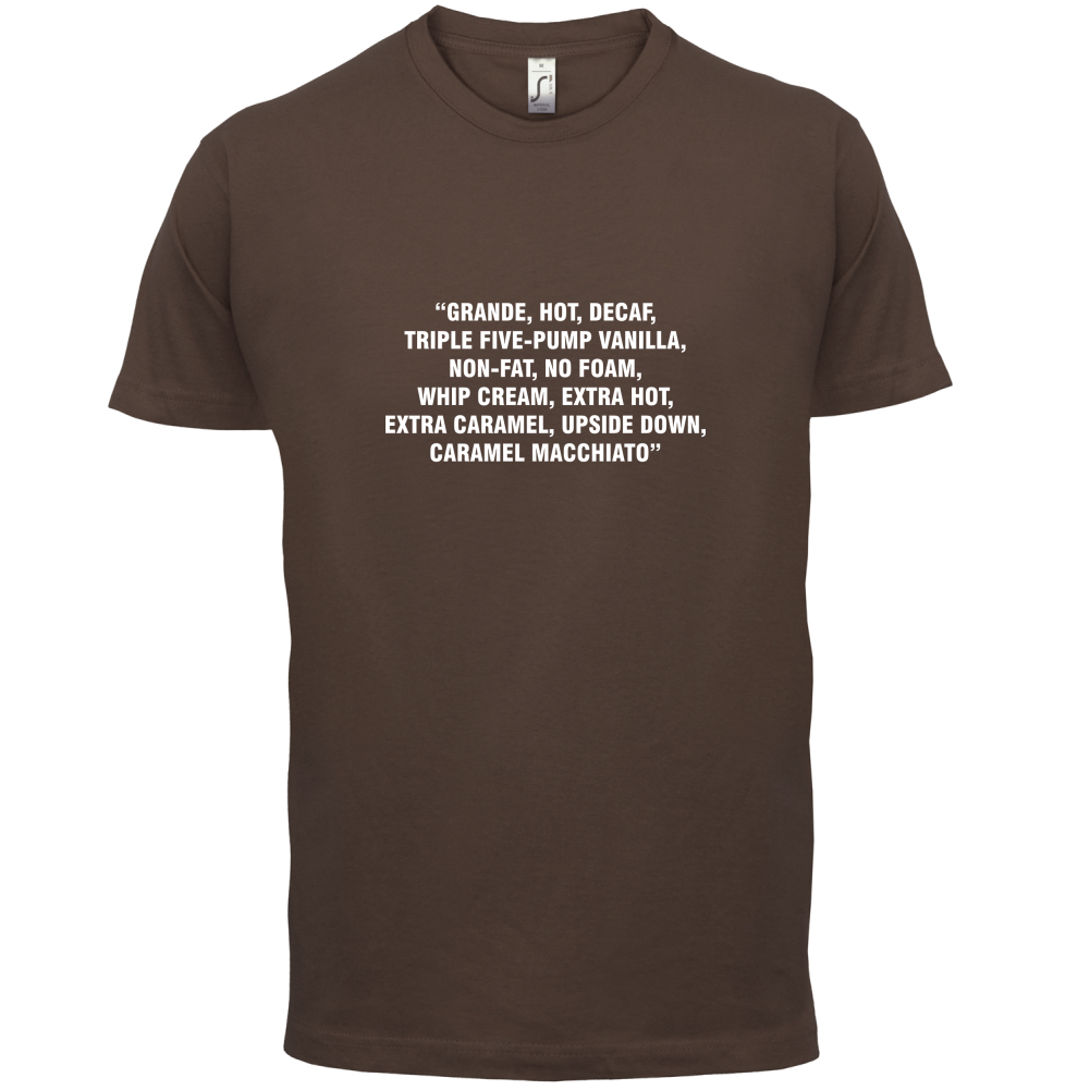 Long Coffee Order T Shirt