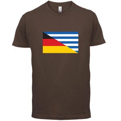 Half German Half Greek Flag T Shirt