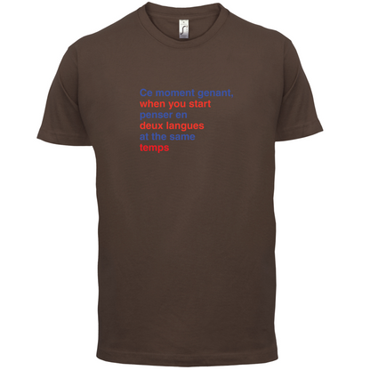 That Awkward French Moment You Speak In Two Languages T Shirt