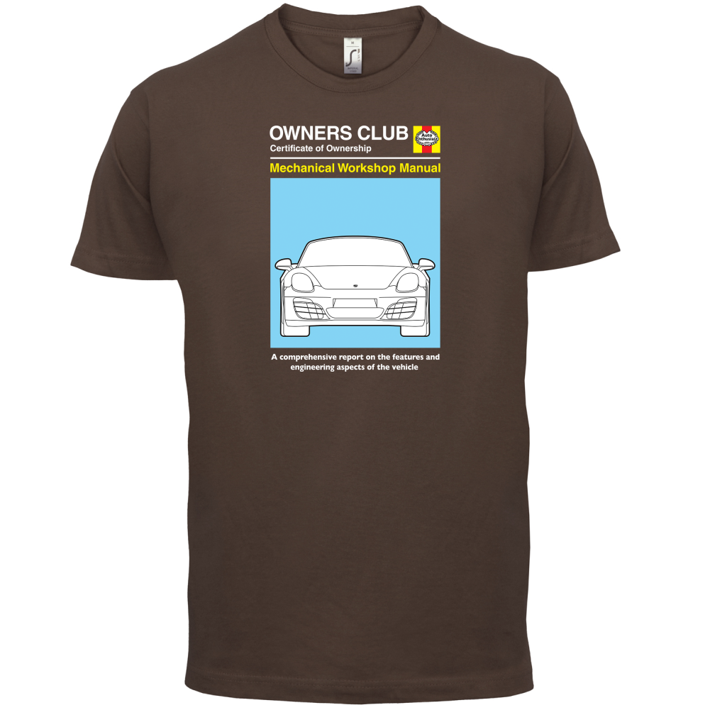 Car Owners Manual 981 Turbo T Shirt