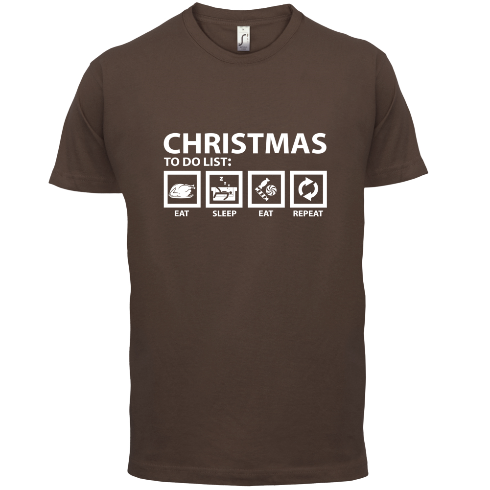 Christmas To Do List T Shirt