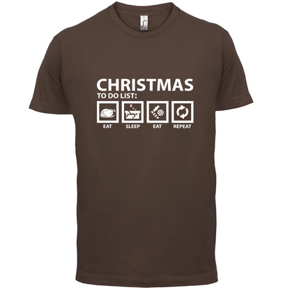 Christmas To Do List T Shirt
