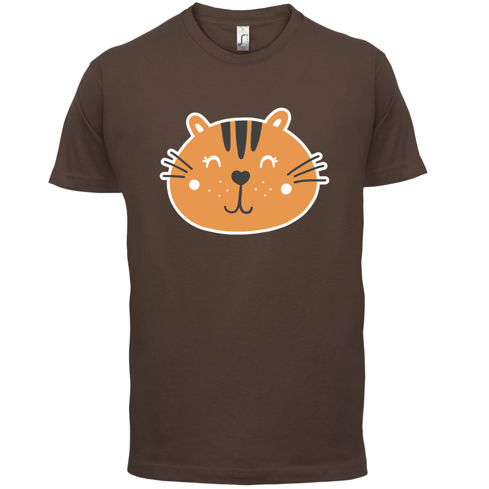 Smiley Face Tiger T Shirt
