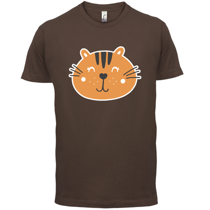 Smiley Face Tiger T Shirt