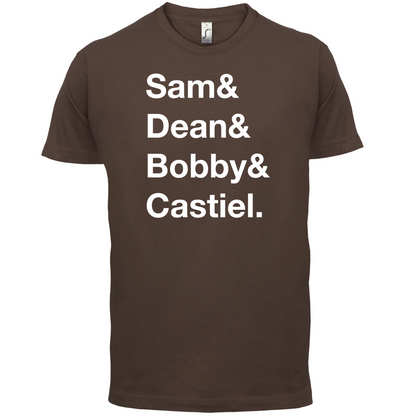 Sam & Dean & Bobby & Castiel T Shirt