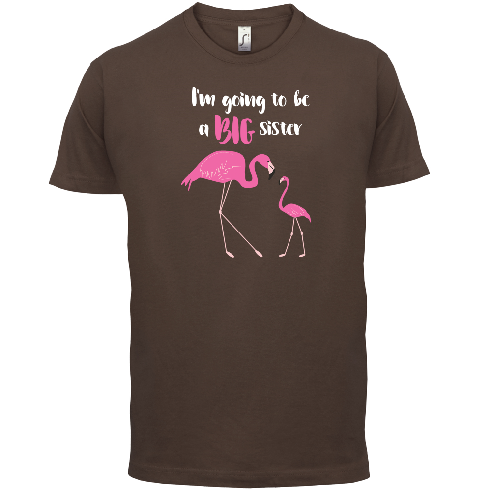 Big Sister Flamingo  T Shirt