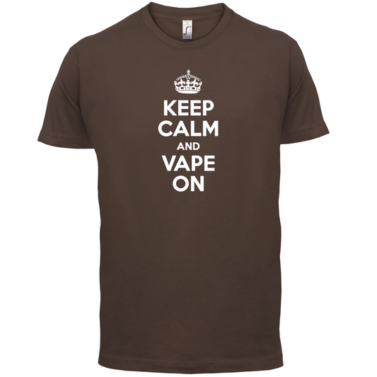 Keep Calm And Vape On T Shirt