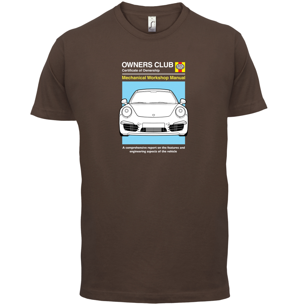 Car Owners Manual 911 T Shirt