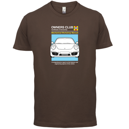 Car Owners Manual 911 T Shirt