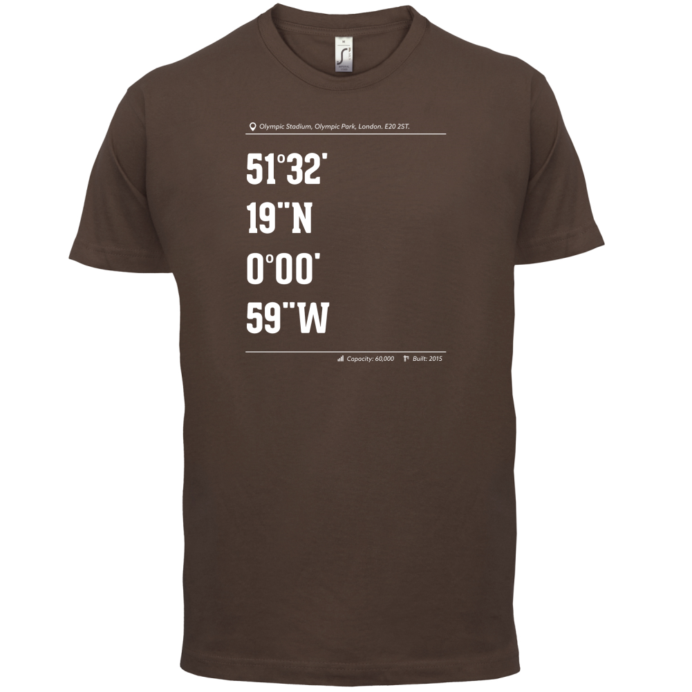 Stadium Coordinates Hammer T Shirt