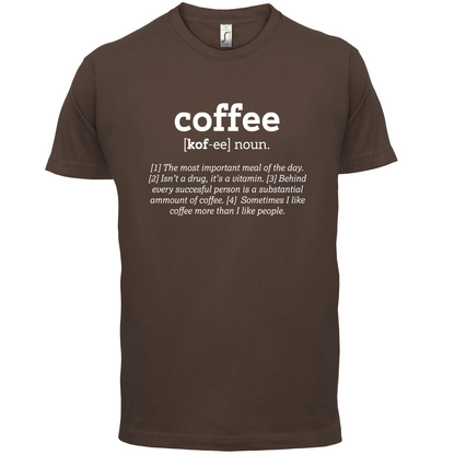 Definition Coffee T Shirt