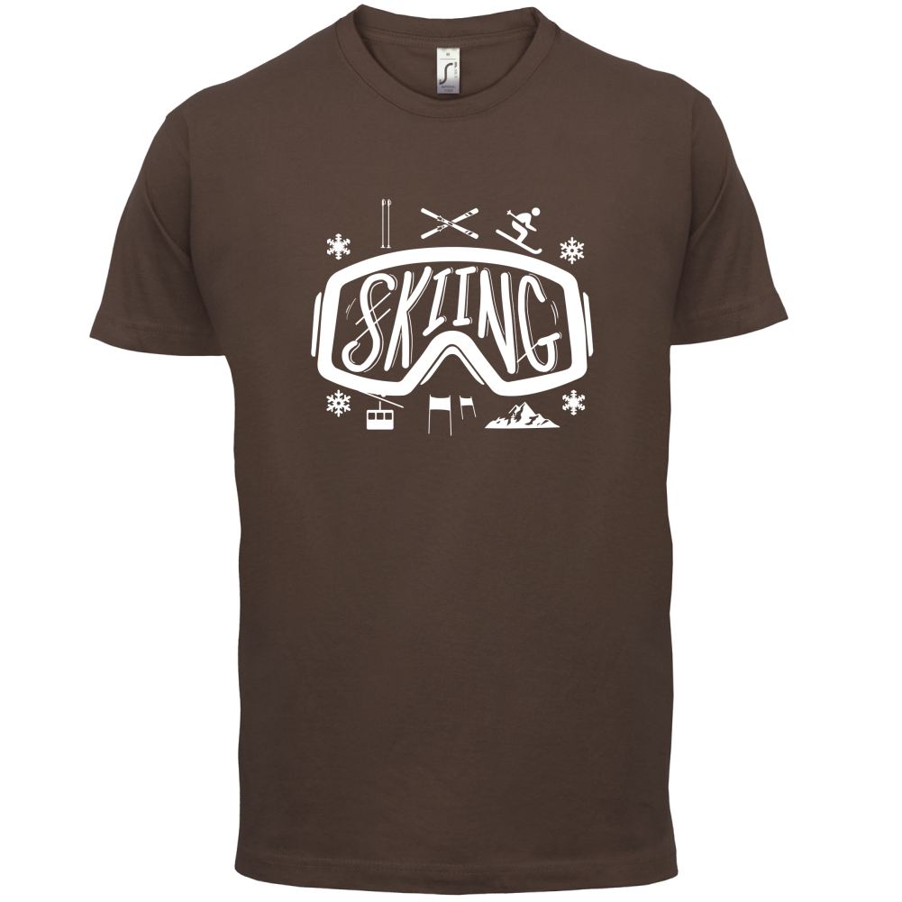 Skiing Goggles T Shirt