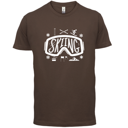 Skiing Goggles T Shirt