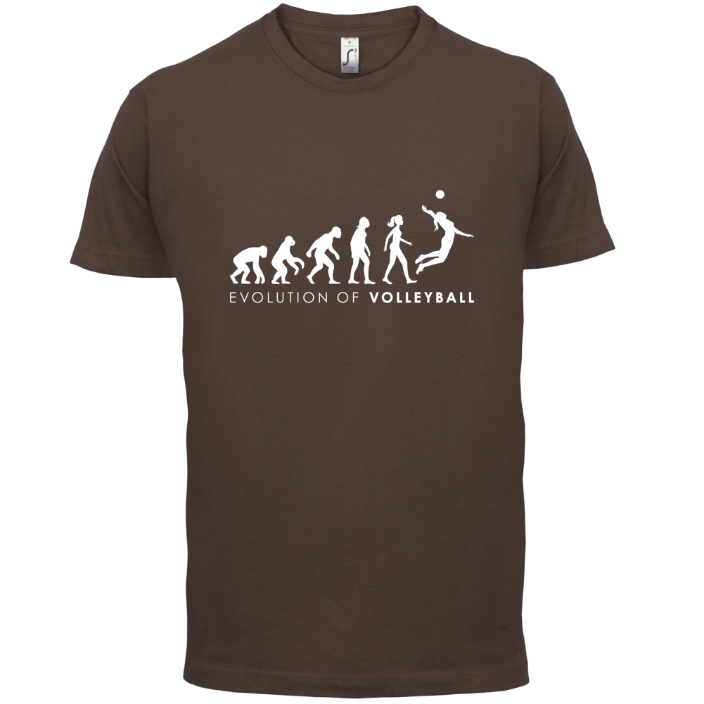 Evolution Of Woman Volleyball T Shirt