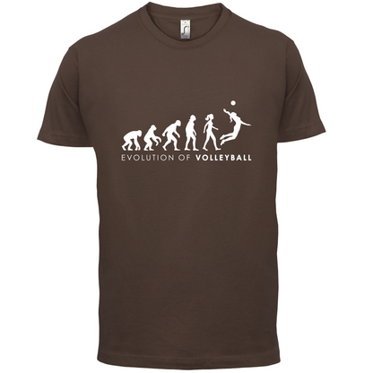 Evolution Of Woman Volleyball T Shirt