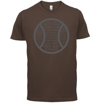 Tennis Word Ball T Shirt