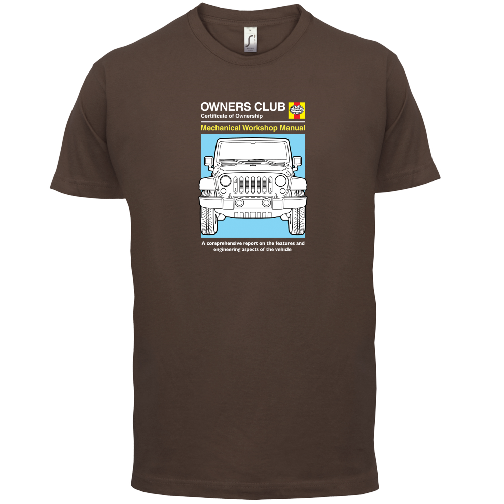 Car Owners Manual Jeep T Shirt