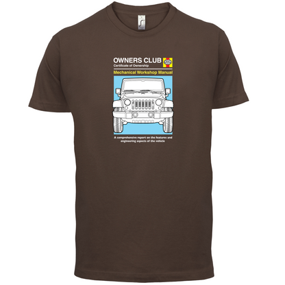 Car Owners Manual Jeep T Shirt