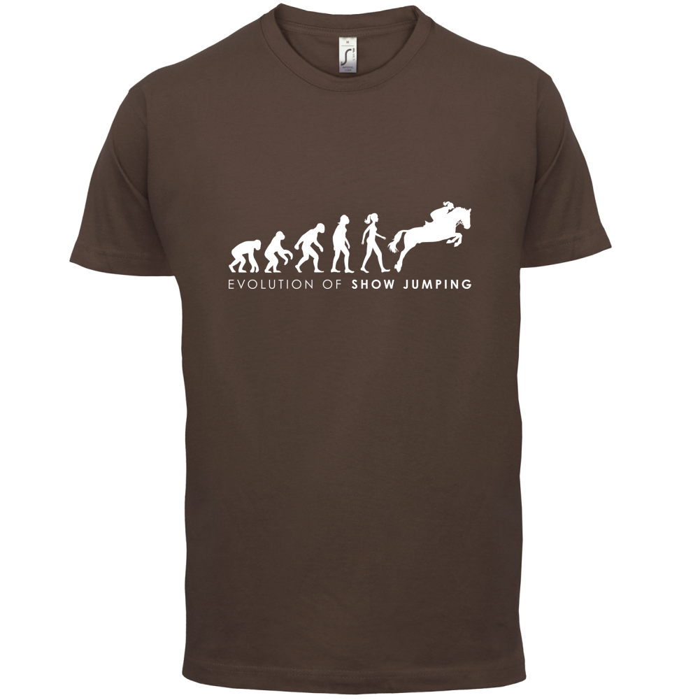 Evolution Of Woman Show Jumping T Shirt