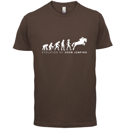 Evolution Of Woman Show Jumping T Shirt