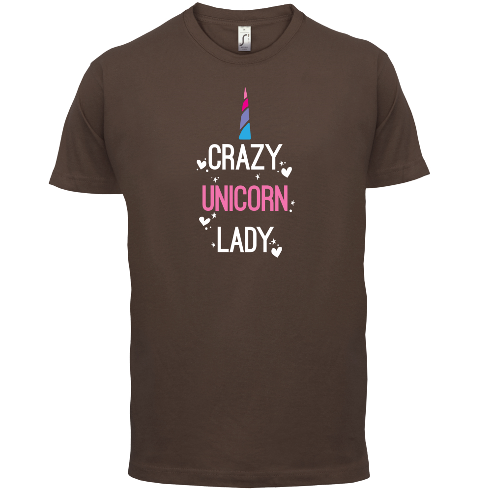 Crazy Unicorn Lady T Shirt