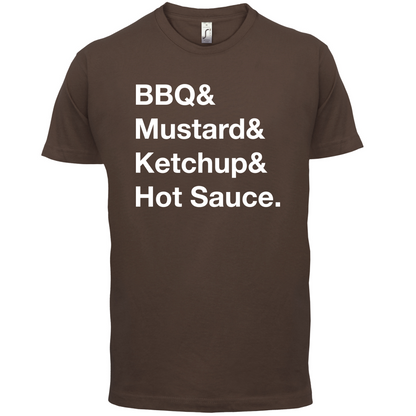 BBQ & Mustart & Ketchup T Shirt