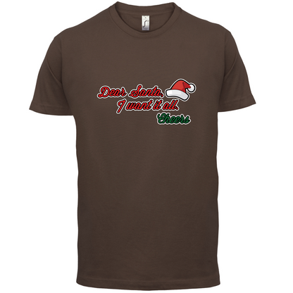 Santa I Want It All T Shirt