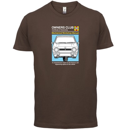 Car Owners Manual Reliant Robin T Shirt
