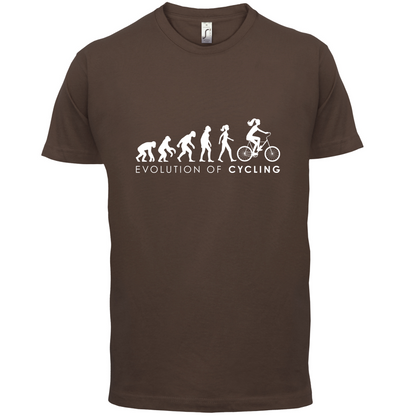 Evolution Of Woman Cycling T Shirt