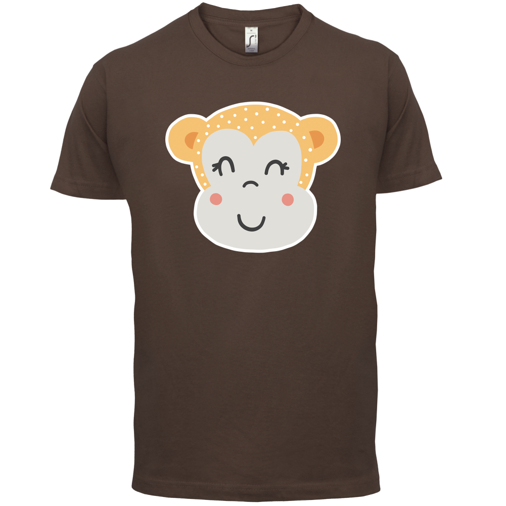 Smiley Face Monkey  T Shirt