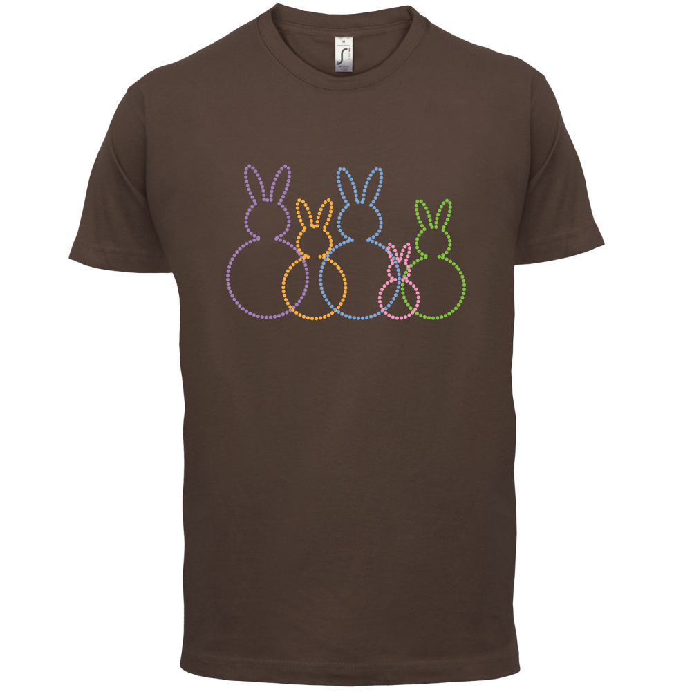 Bunny Family Outline T Shirt