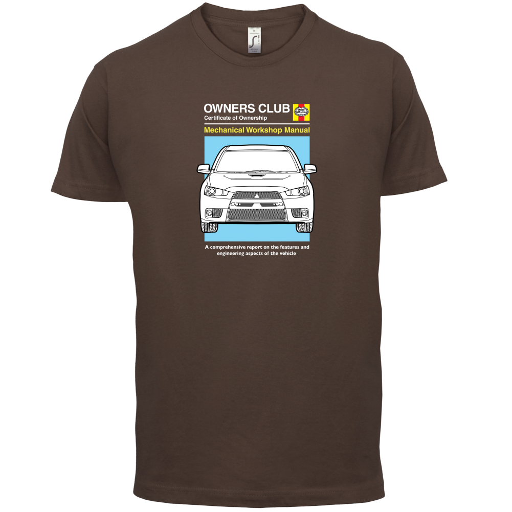 Car Owners Manual Evo T Shirt
